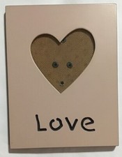 Pink Love Photo Frame Heart