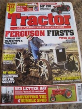 TRACTOR FARMING HERITAGE MAGAZINE AUG 2016 FERGUSON FORD 700 FARMALL H RARE FILM