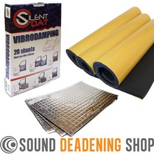 Silent Coat Hatchback Car Boot Sound Proofing Pack 2mm Mat Deadening Insulation
