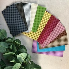 Retro Houndstooth Vinyl Faux