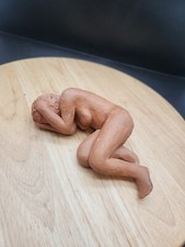 FEMALE NUDE - HANDMADE STUDIO ART POTTERY TERRACOTTA SCULPTURE