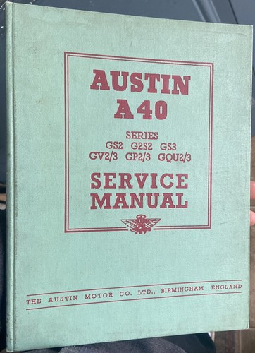 Austin a40 series gs2 - austin, g2s2