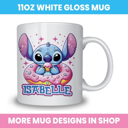 Personalised stitch mug any - personalised,