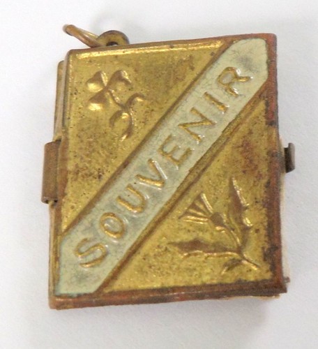 Miniature souvenir gilt metal - gilt,