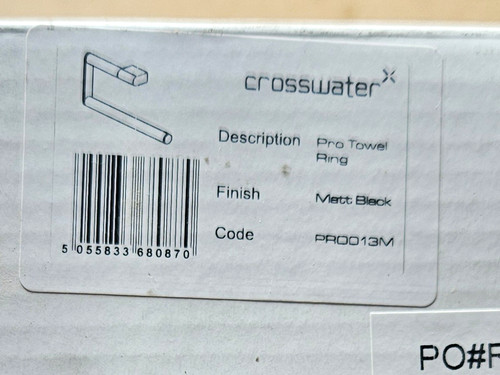 Crosswater pro towel ring - towel,