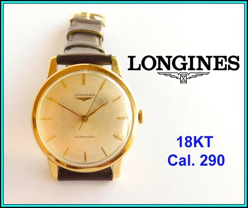 Vintage longines solid 18k - longines,