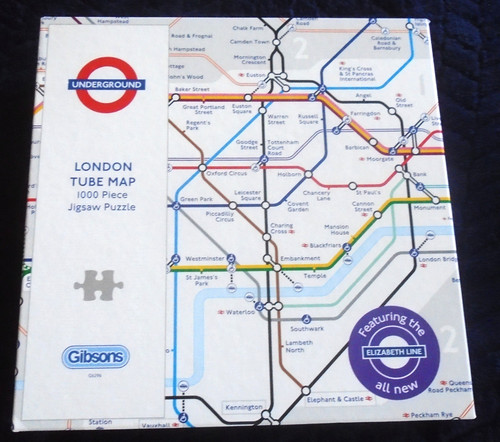 London tube map - map, 1000pc