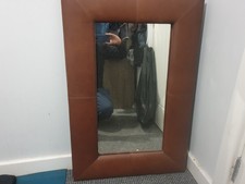 Next Leather  Mirror