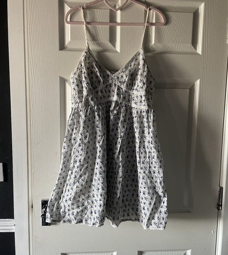Primark white blue floral - primark,