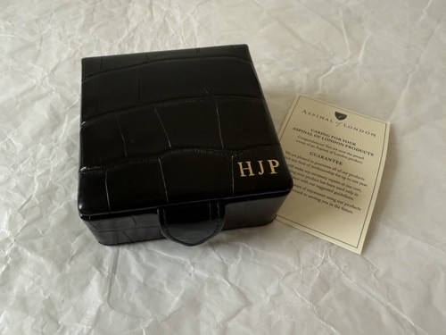 Aspinal stud box cufflinks - "stud, box"