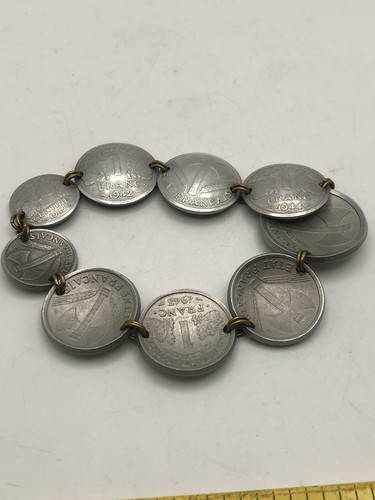 Franc coin bracelet - franc,