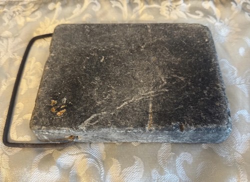 Antique soapstone - 7.75”x6”,