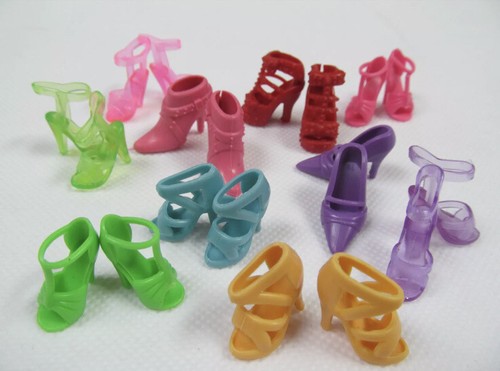 Pack dolls shoes heels - of, shoes/heels