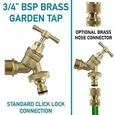 Outdoor Garden Brass Bib 3/4"