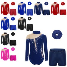 UK Kids Girls Suit Gymnastic