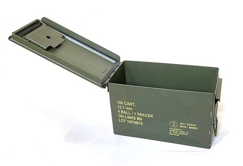 Ammo box steel 50 - .50, cal