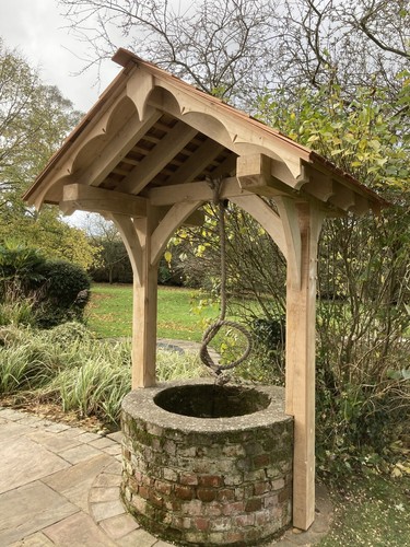 Oak garden wishing - , well,