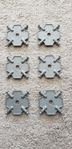 Knex grey base plates - knex,