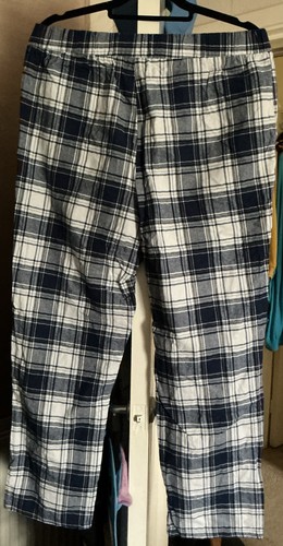 Blue plaid men pyjama - blue,