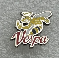 Vespa rider enamel - rider,