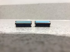 *****A stunning pair of “Thomas PINK” 2 tone Blue Crystal Glass Cufflinks*****