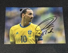 ZLATAN IBRAHIMOVIC - HAND SIGNED AUTOGRAPH SWEDEN PHOTO #10 AC MILAN 🇸🇪
