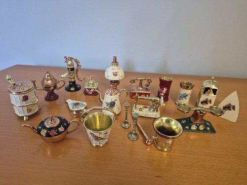 Canal barge ware miniatures - barge,