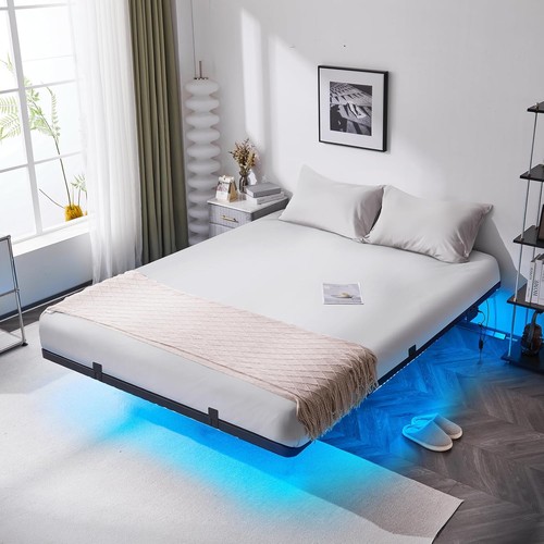 Floating double bed frame - floating,