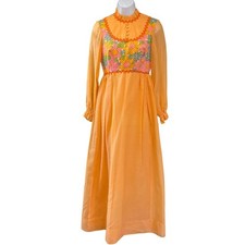 Vintage 70s Prairie Maxi Dress
