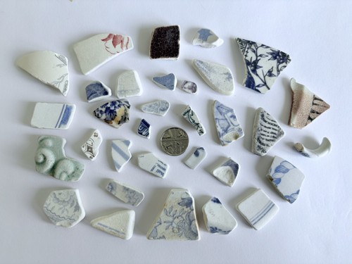 Sea pottery pieces - ideal, for