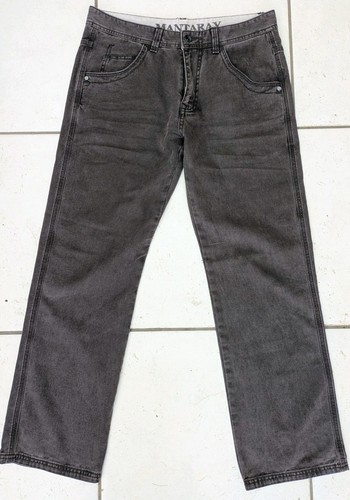 Mantaray mens grey - grey, straight