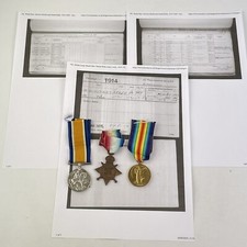 WW1 Mons Star Medal Trio Kings Royal Rifle Corps Private John Whitney 7867