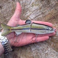 Realscale Pike Fishing Lure Countdown Savage Bait Gear Free Wire Trace 66 g