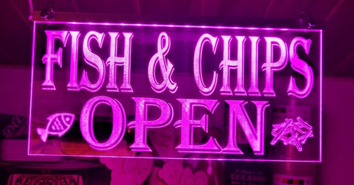 Fish and chips light - chips, led