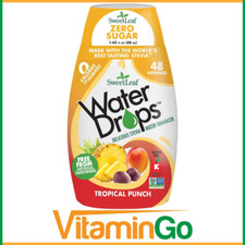 Sweetleaf WaterDrops - Delicious Stevia Water Enhancer Tropical Punch 1.62 fl.oz