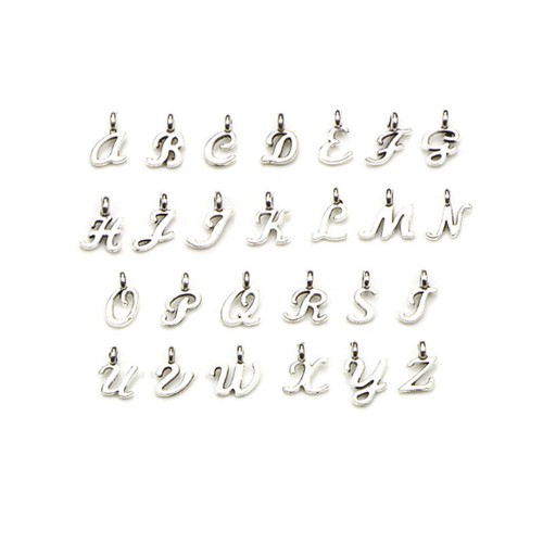 Charms silver letter for - charms,