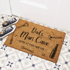 Personalised Man Cave Shed Door Mat | Doormat