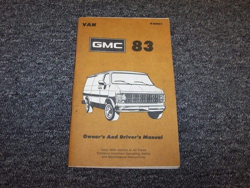 1983 gmc g10 - g10, van