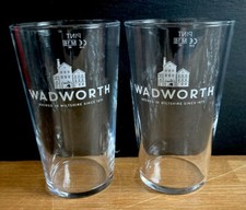 New wadworth pint glasses - wadworth,