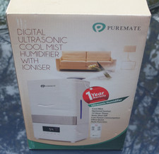 PureMate PM908   4.5L Ultrasonic Humidifier - White- Ioniser
