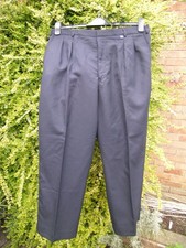Vintage British Rail navy wool