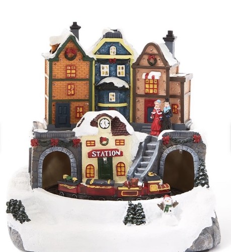 Christmas village scene - christmas,