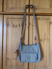 Kipling Large Brown Messenger Bag Across Body Shoulder With Rare Laurence ??