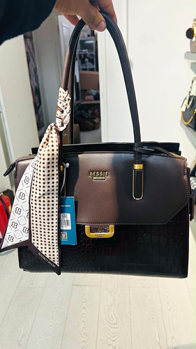 Bessie london brown croc - london, faux