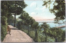 Vintage Postcard Rock Walk Torquay England Boats