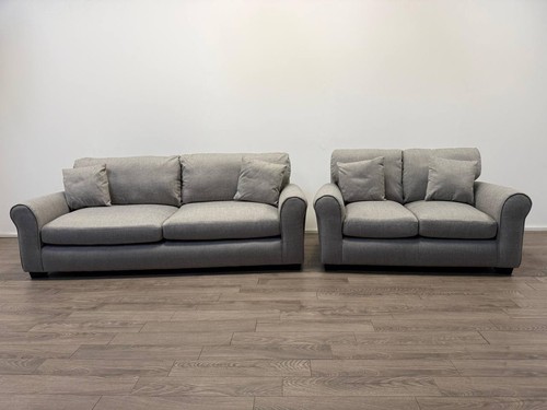 Lisbon grey fabric seater - fabric, 4