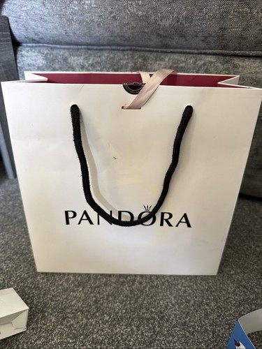 Pandora white medium gift bag - medium,