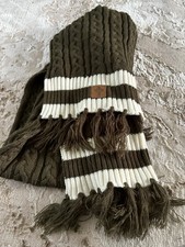 Celtic Scarf Brown And White
