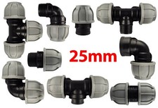 25mm mdpe compression blue - 25mm,