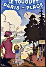 Art Ad Le Touquet Paris Golf